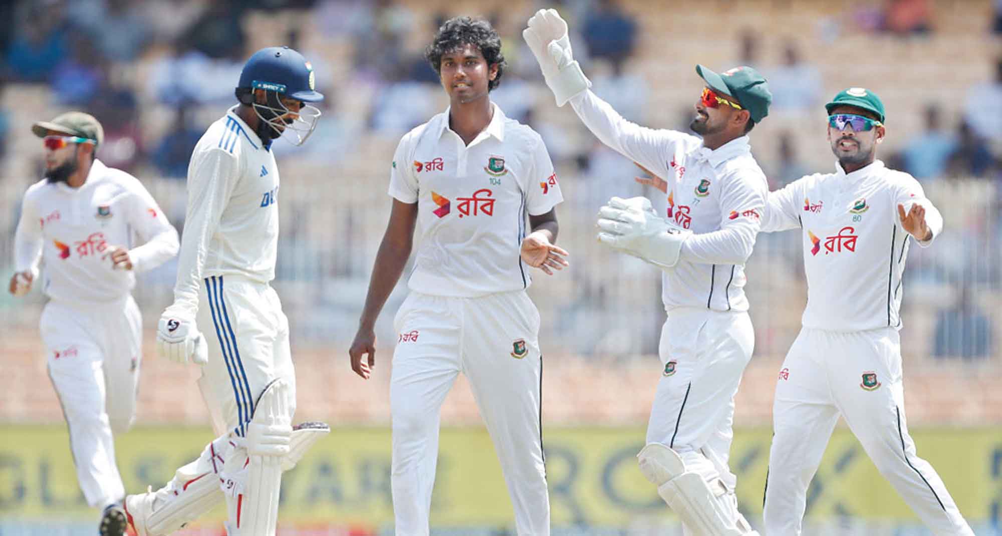 ভারতের মাটিতে জোড়া ইতিহাস গড়লেন হাসান মাহমুদ