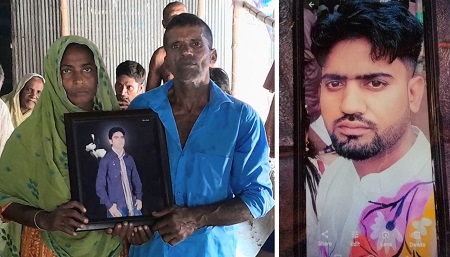 আন্দোলনে ছেলে জুয়েলকে হারিয়ে শোকে মুহ্যমান অসহায় পিতা-মাতা