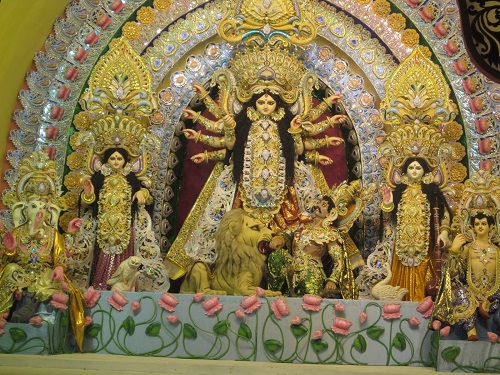 ঘাটাইলে দুর্গোৎসবের আনুষ্ঠানিকতা শুরু