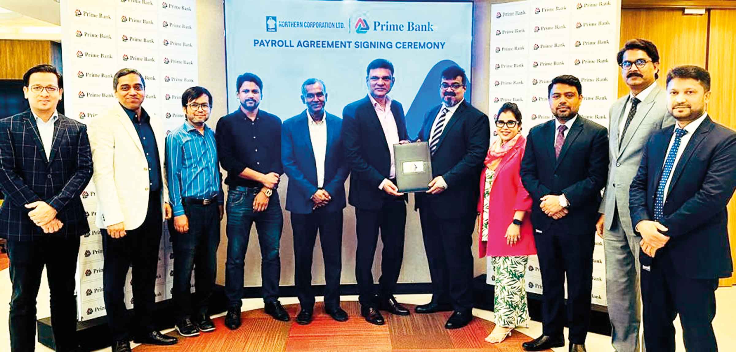 প্রাইম ব্যাংকের সঙ্গে পেরোল চুক্তি করল নর্দান করপোরেশন