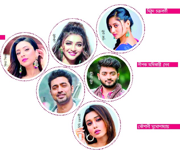 পূজায় নায়ক-নায়িকারা