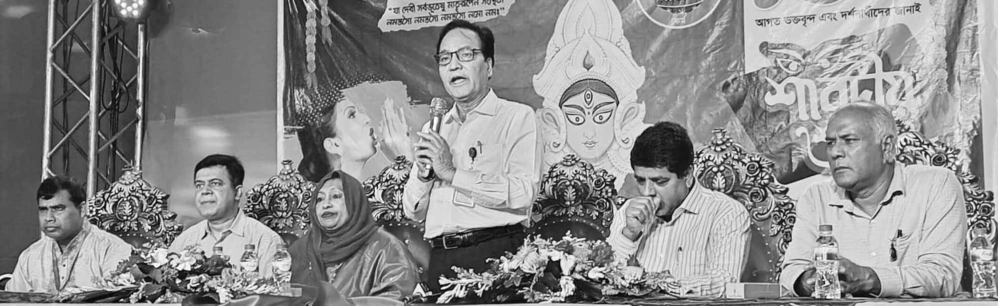 বিজি প্রেস খেলার মাঠে দুর্গাপূজা উৎসব