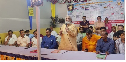 সৈয়দপুরের বিভিন্ন পূজা মণ্ডপ পরিদর্শন করলেন বিএনপি নেতৃবৃন্দ
