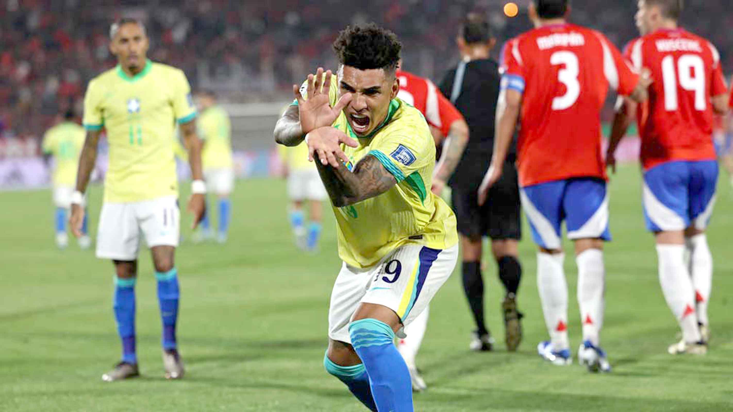 পিছিয়ে পড়েও চিলির বিপক্ষে ব্রাজিলের জয়