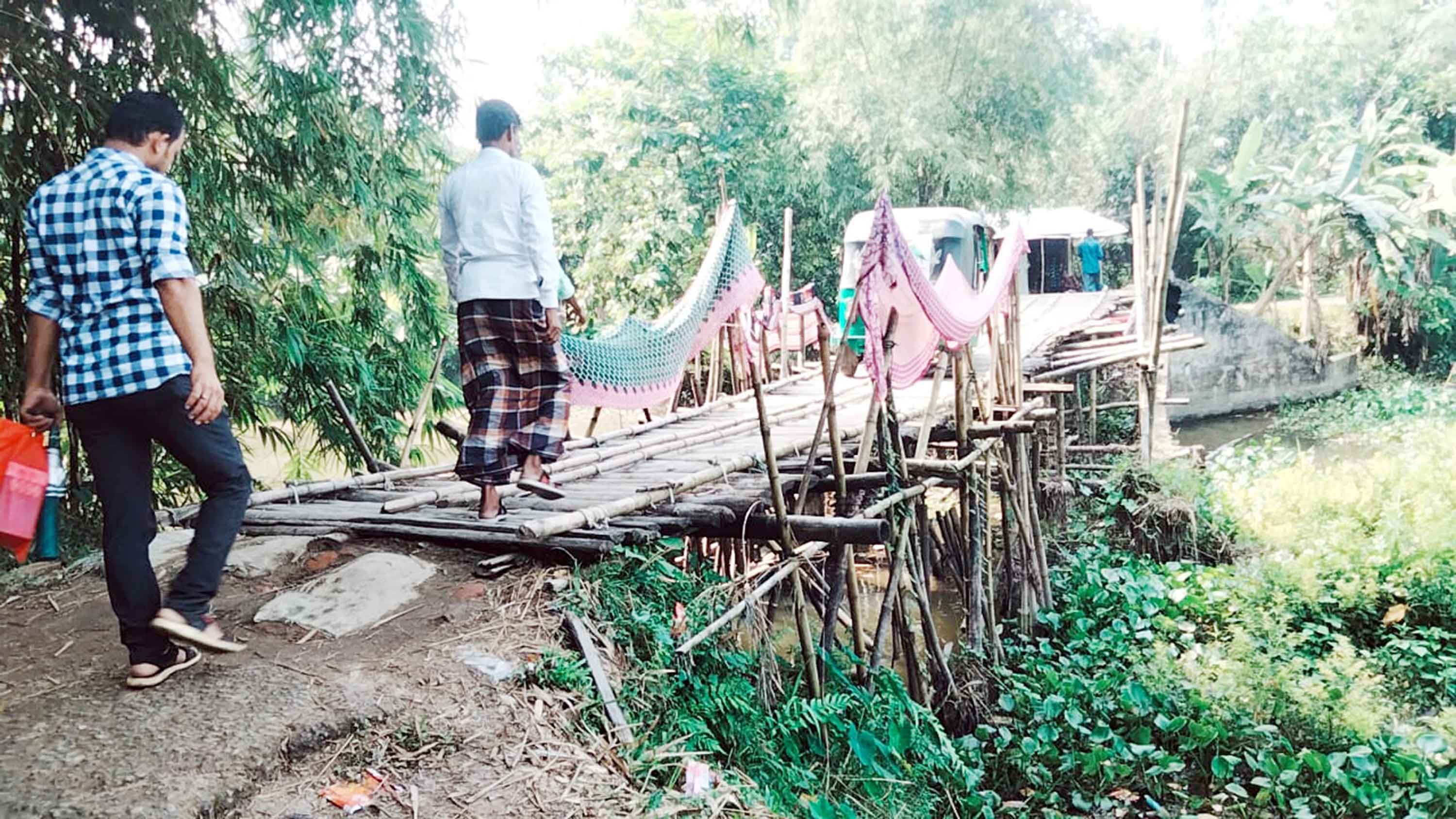 দোয়ারাবাজারে ৪ বছরেও মেরামত হয়নি পুটিপুশি ব্রিজ