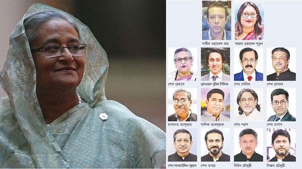 ক্ষমতার শীর্ষে থাকা শেখ পরিবারের সদস্যরা কে কোথায়?