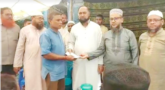 জুড়ীতে বিএসএফ'র গুলিতে নিহত স্বর্ণা দাশের পরিবারকে আর্থিক সহায়তা