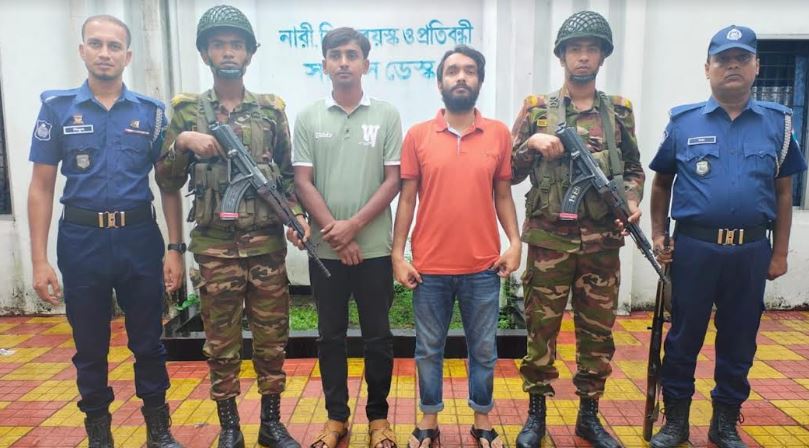 নাশকতা মামলায় নিষিদ্ধ সংগঠন ছাত্রলীগের দুই নেতা আটক