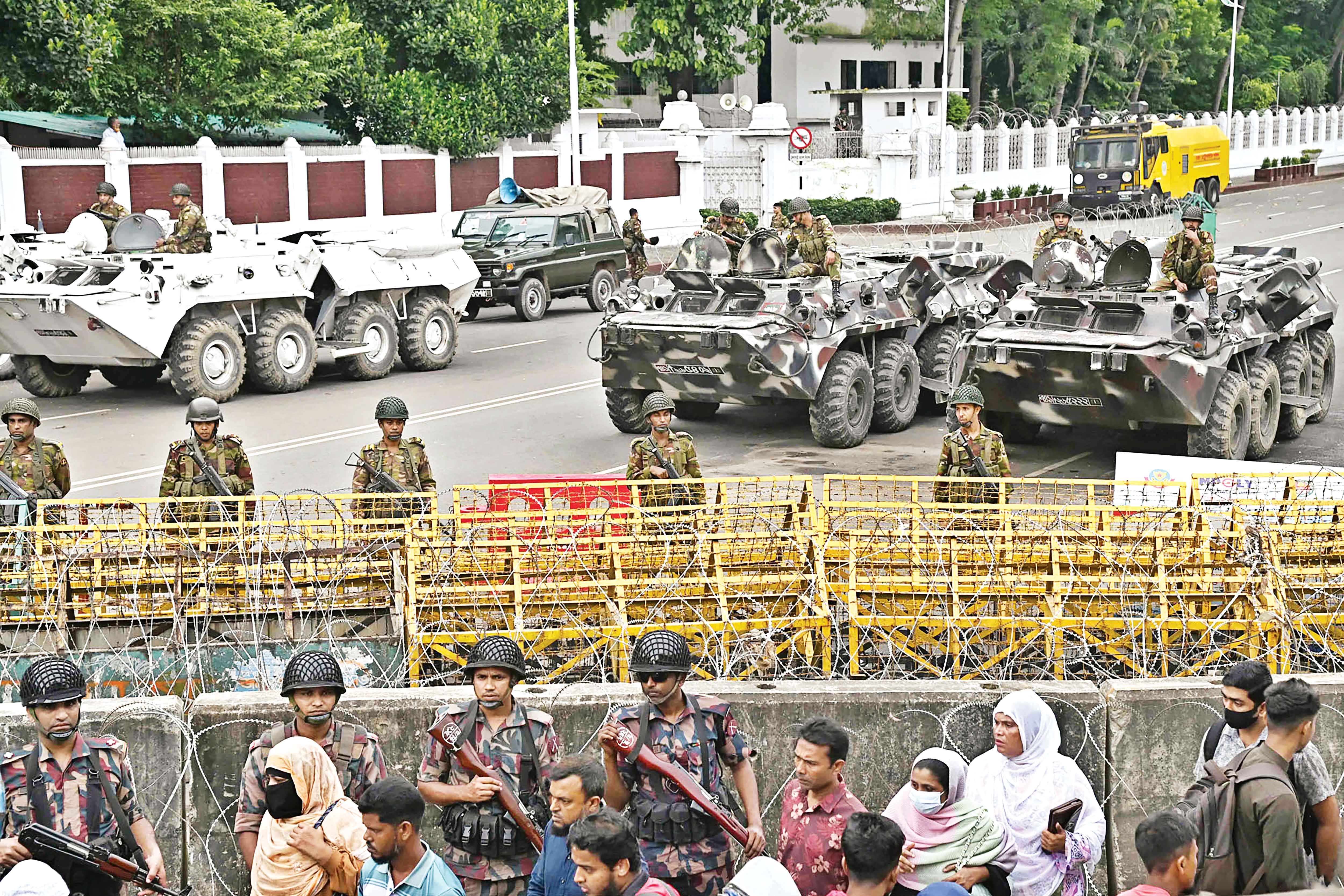 বঙ্গভবনের নিরাপত্তায় এবার 'কংক্রিট বস্নক'