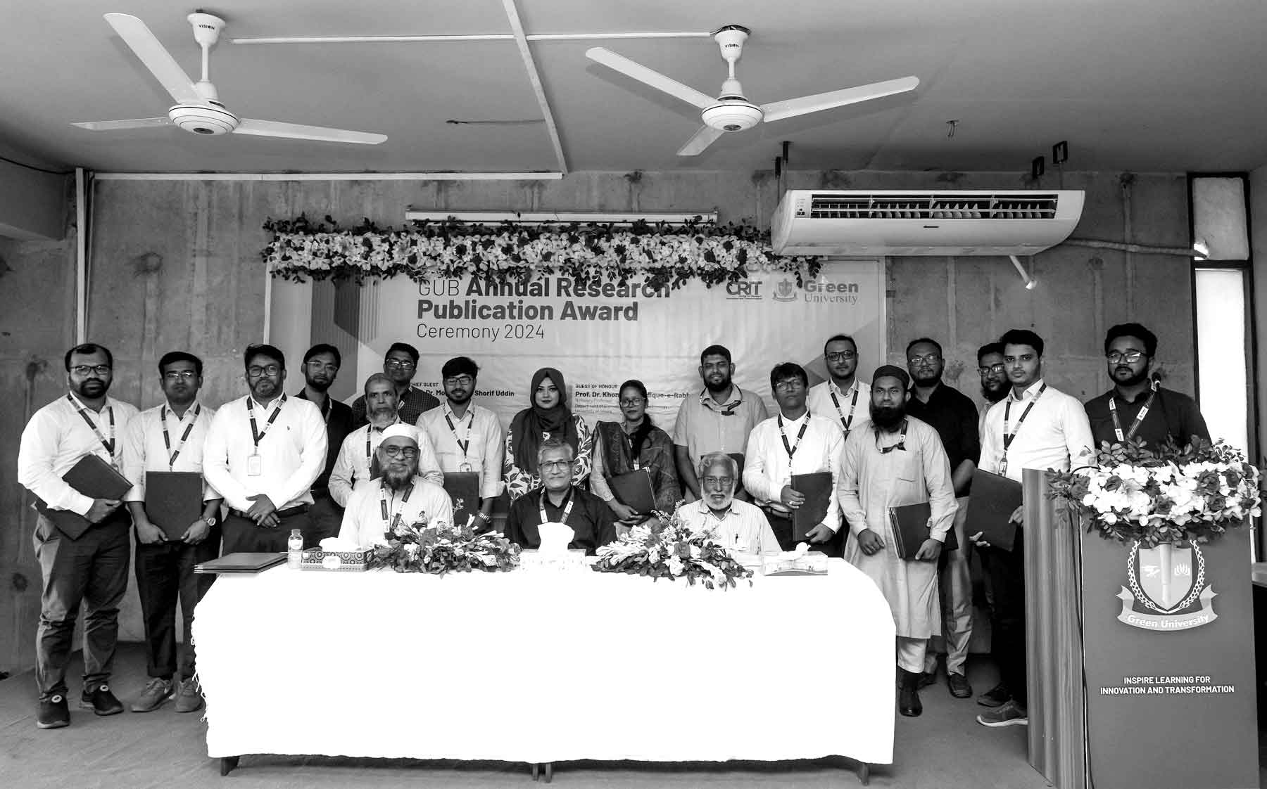 তিন ক্যাটাগরিতে গবেষণার স্বীকৃতি পেলেন গ্রিন ইউনিভার্সিটির শিক্ষকরা