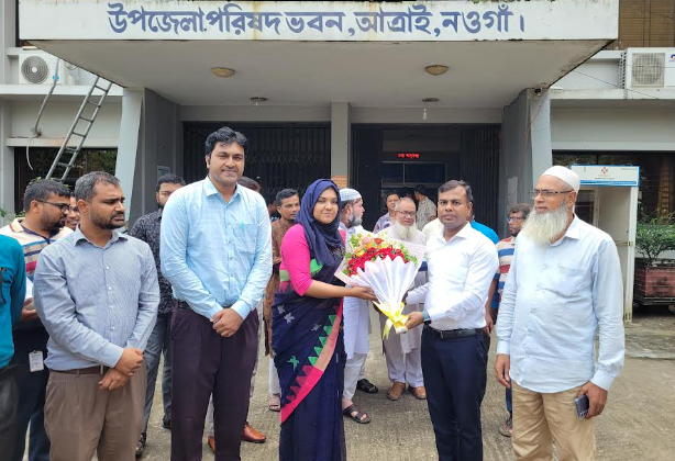 আত্রাইয়ে নবাগত উপজেলা নির্বাহী অফিসার কামাল হোসেনের যোগদান 