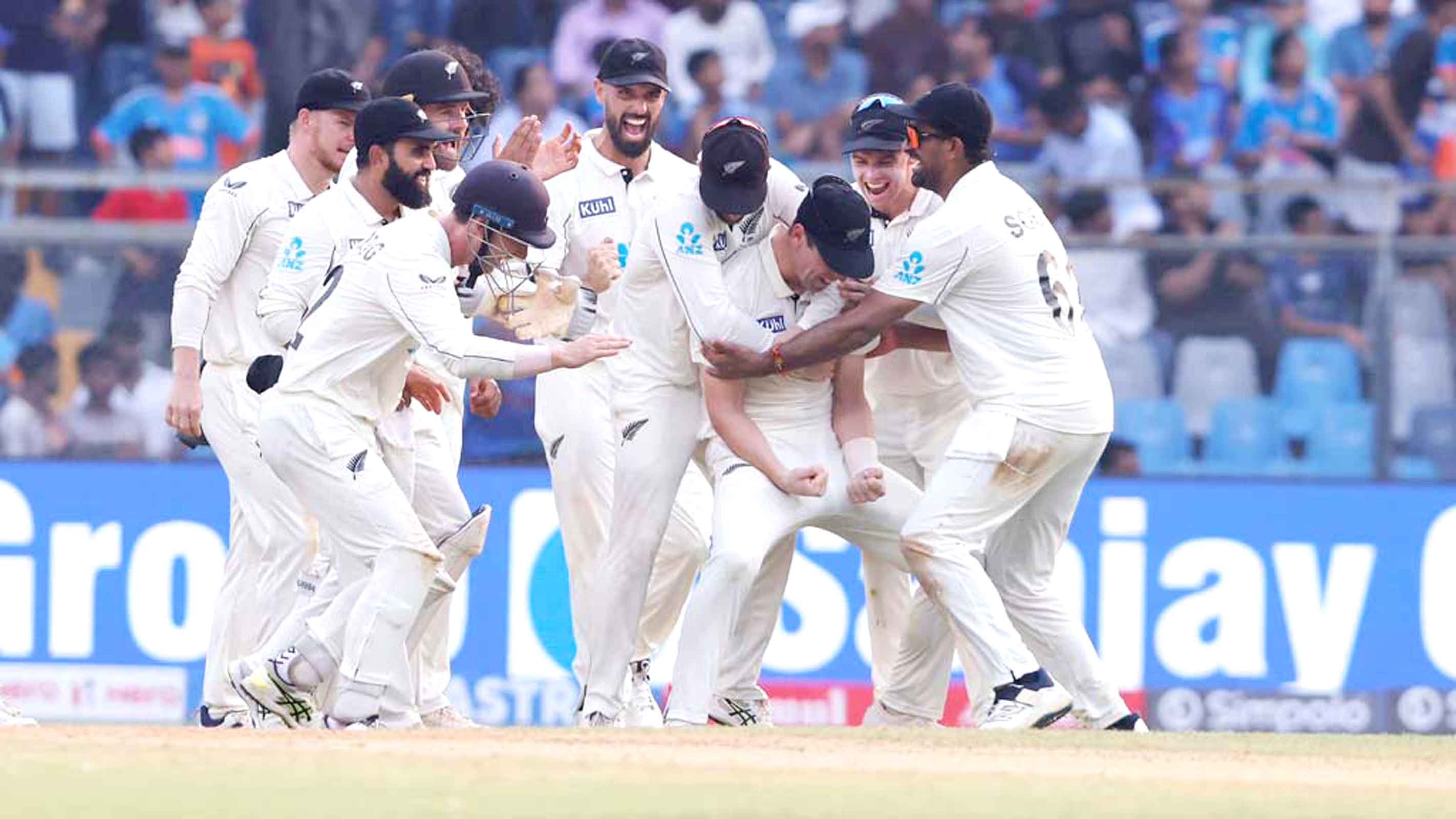 ভারতকে হোয়াইটওয়াশ করল নিউজিল্যান্ড