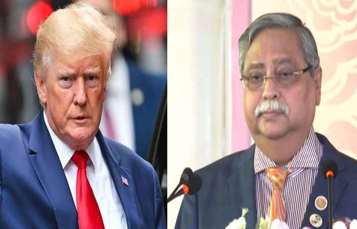 যুক্তরাষ্ট্রের ৪৭তম প্রেসিডেন্ট ডোনাল্ড ট্রাম্পকে রাষ্ট্রপতির অভিনন্দন