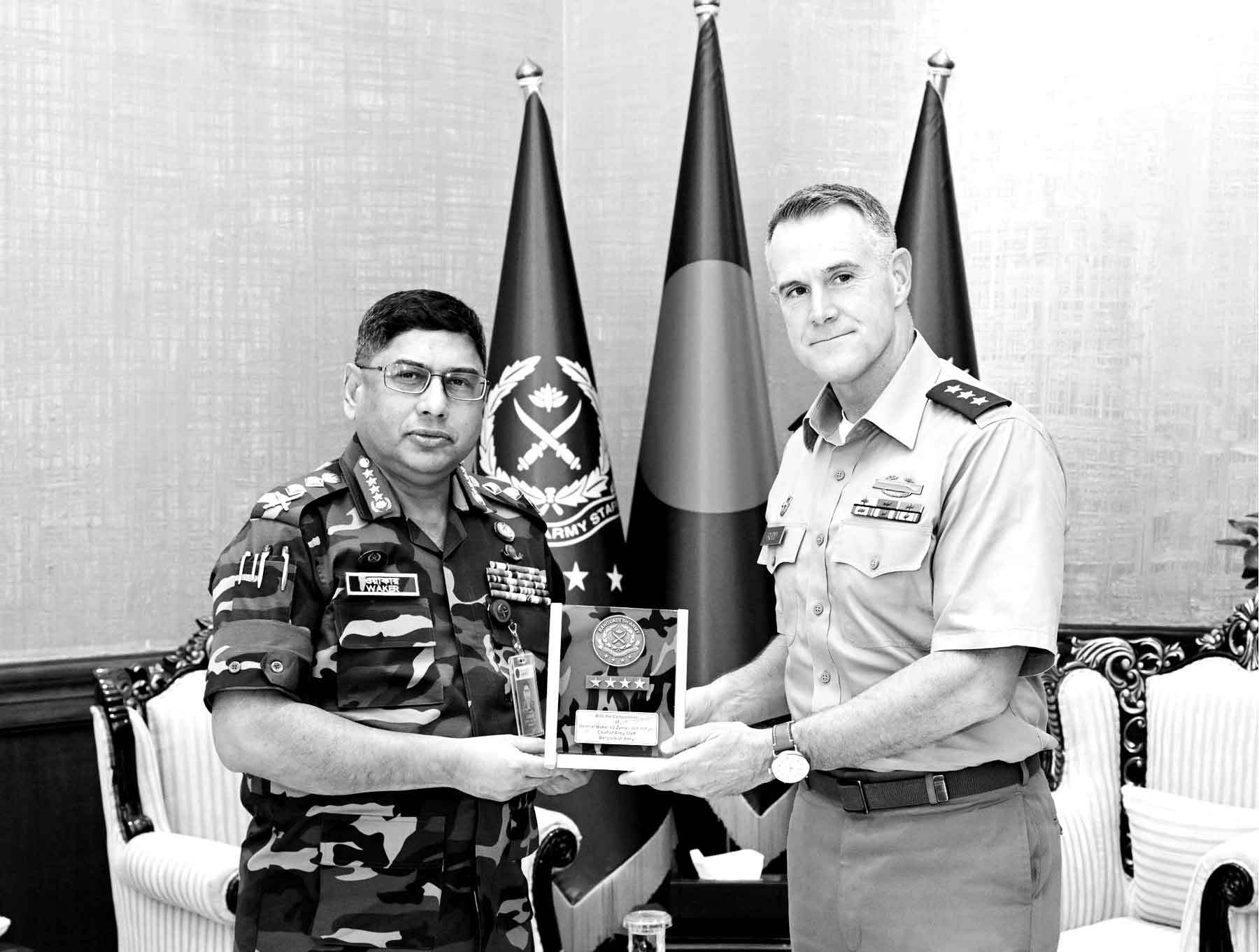 সেনাবাহিনী প্রধানের সঙ্গে ইউএস ইন্দো-প্যাসিফিক কমান্ডের প্রতিনিধি দলের সৌজন্য সাক্ষাৎ