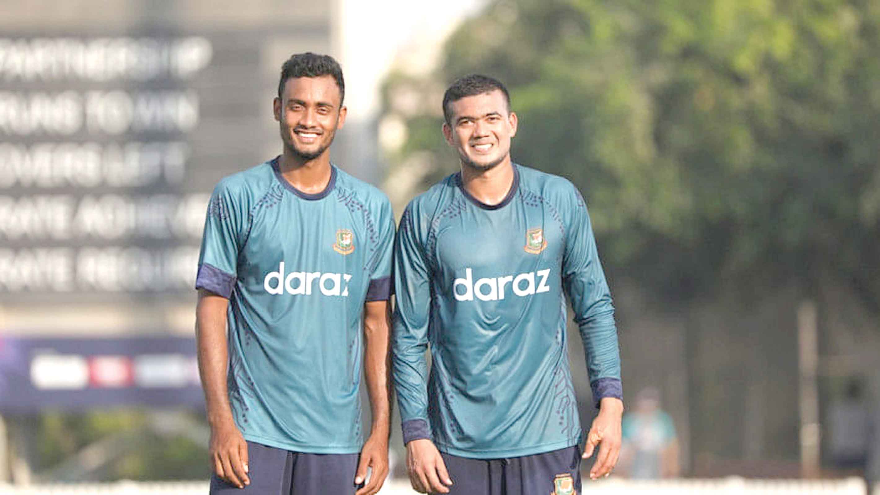 ক্যারিবীয় সফরের টেস্ট স্কোয়াডে ফিরলেন তাসকিন-শরিফুল