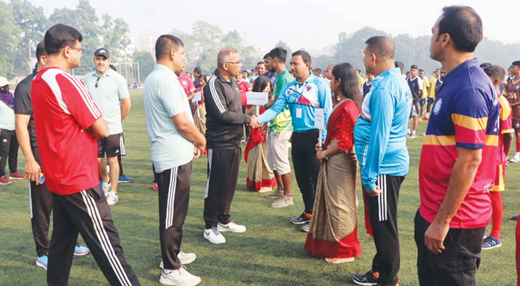 বিকেএসপি কাপ ফুটবল টুর্নামেন্টের উদ্বোধন
