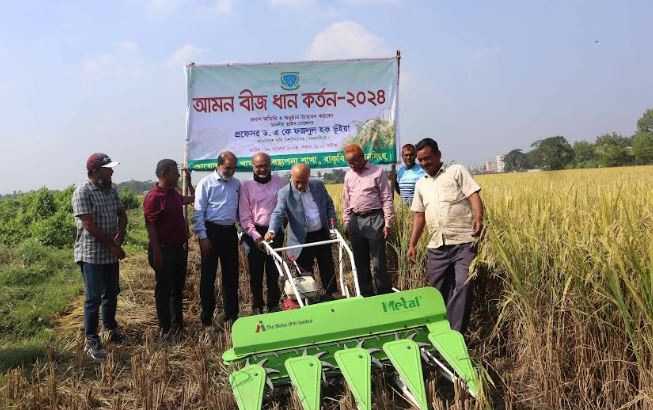 কৃষকদের ১ কোটি ১৬ লাখ কেজি ধান বীজ সরবরাহ করেছে বাকৃবি