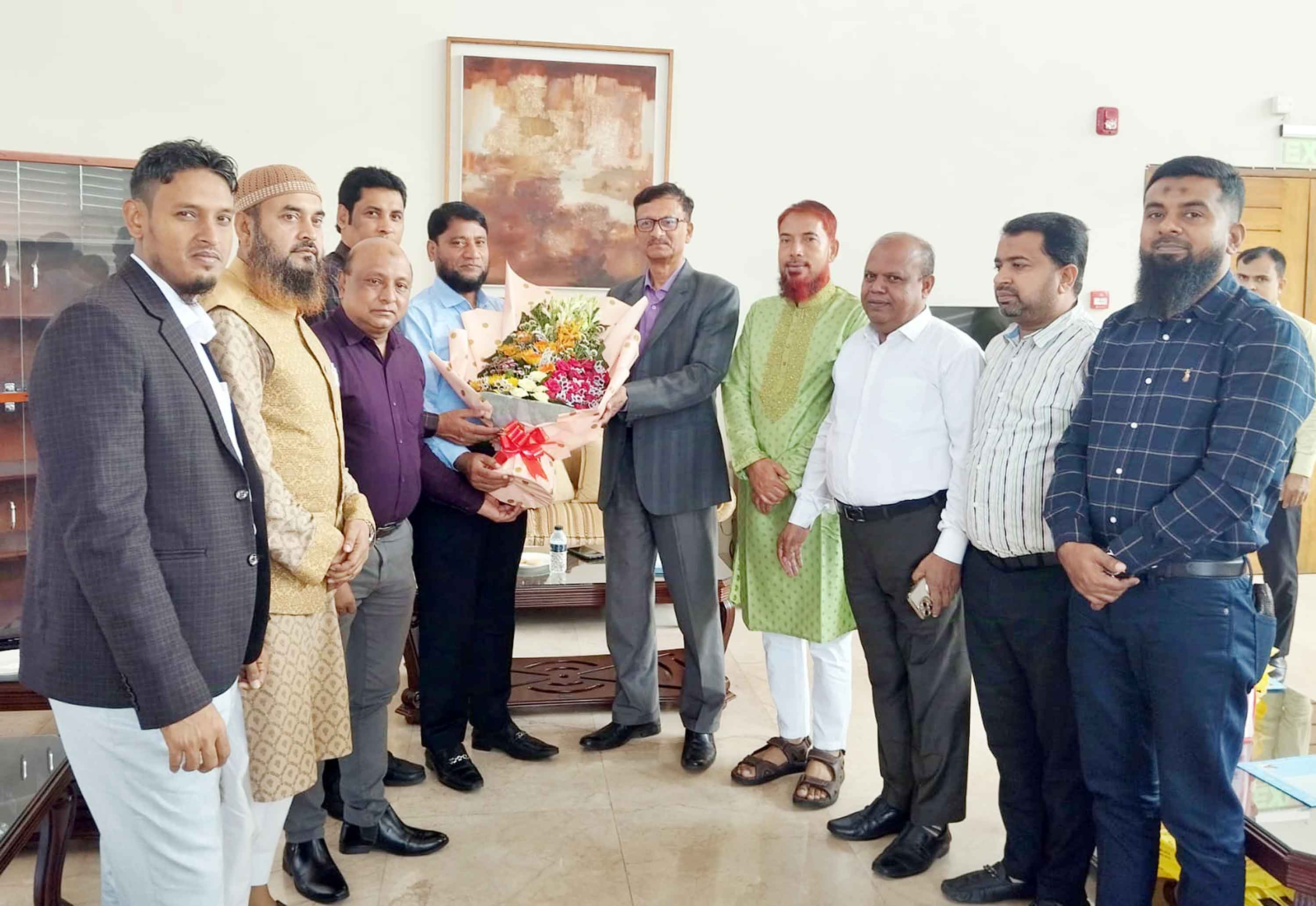 পররাষ্ট্র উপদেষ্টার সঙ্গে নরসিংদী চেম্বার অব কমার্সের সৌজন্য সাক্ষাৎ