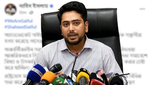 দেশে সম্প্রীতি নষ্ট করার পরিকল্পনা নিয়ে চিন্ময় কাজ করছিল: উপদেষ্টা নাহিদ
