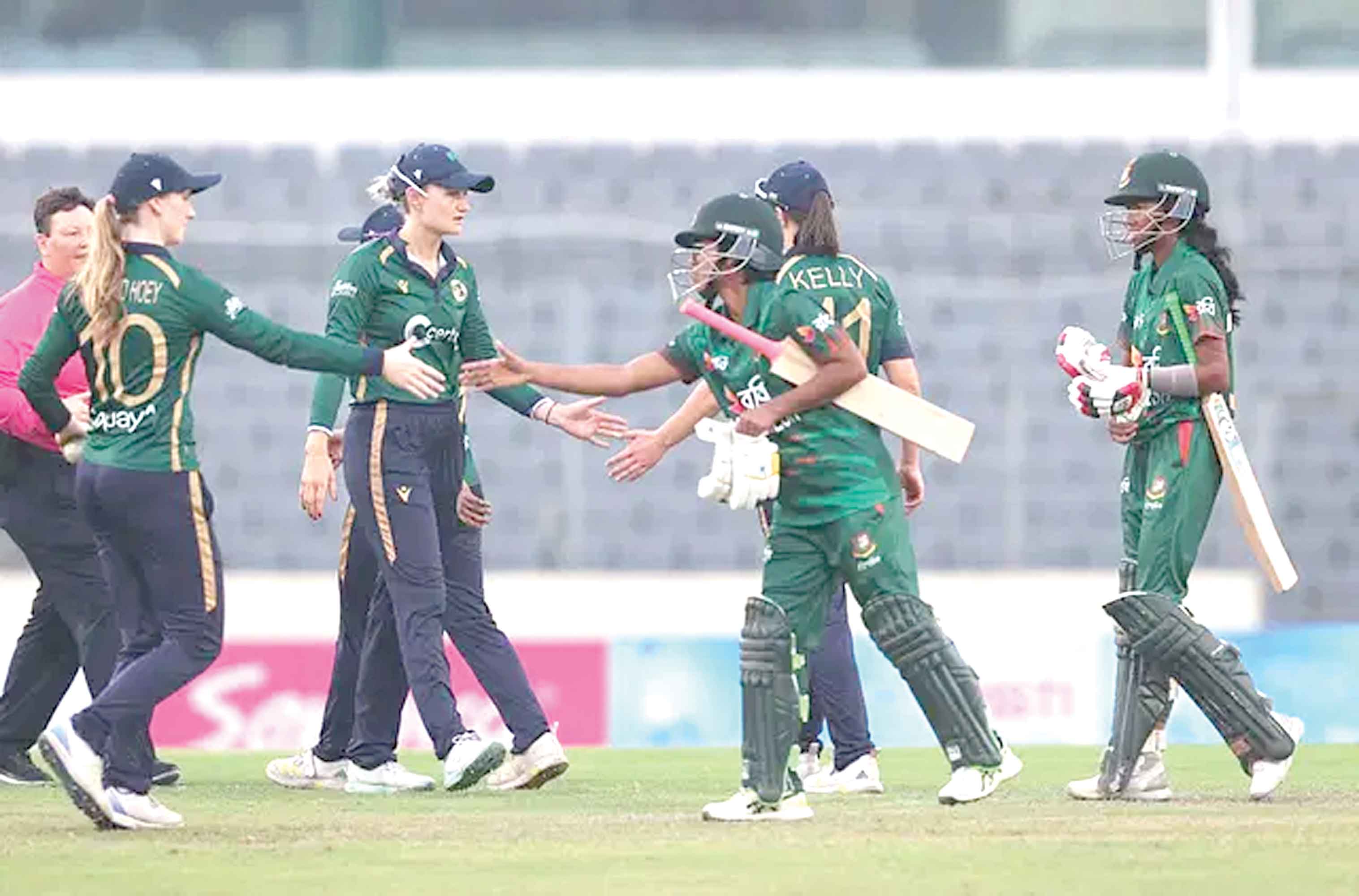 আয়ারল্যান্ডকে হারিয়ে সিরিজ জিতল বাংলাদেশ