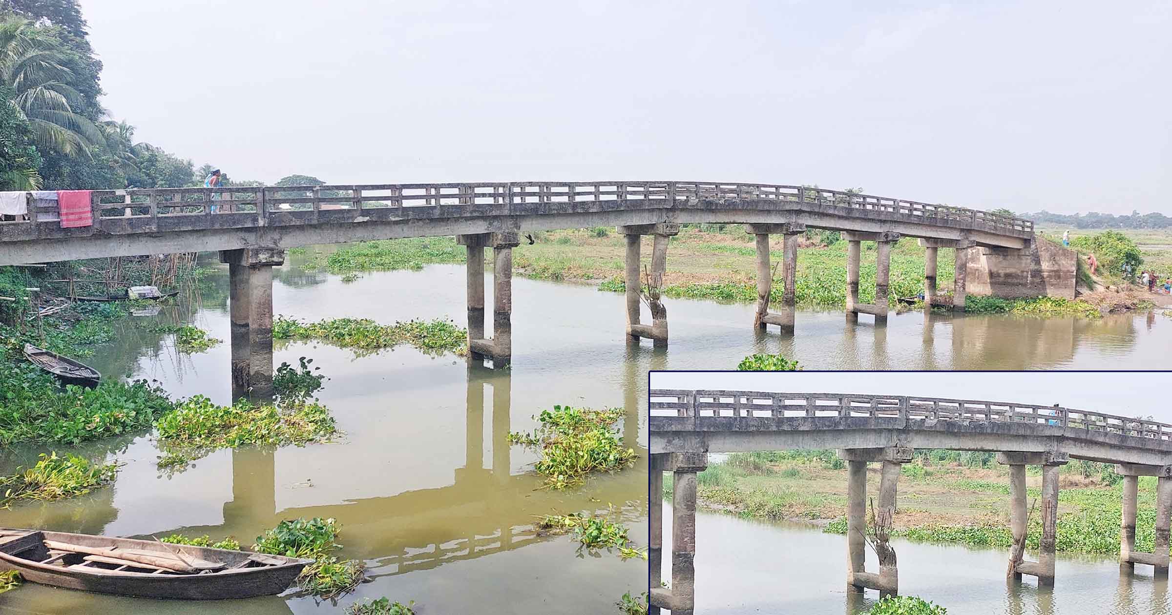 কাকিয়াখালীতে 'ঝুঁকিপূর্ণ সেত'ু দিয়ে চলাচল তিন ইউনিয়নবাসীর