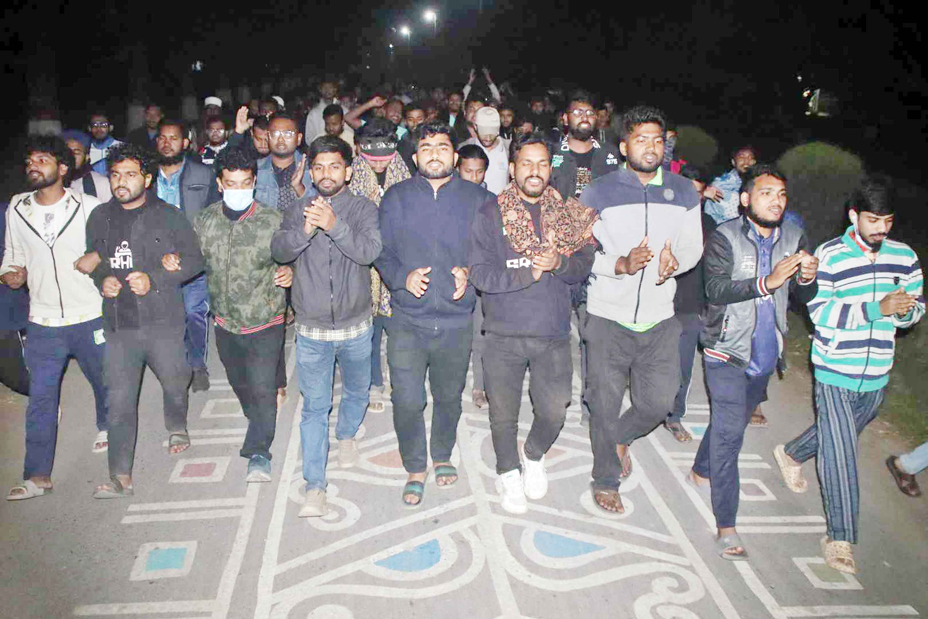 আগরতলায় হাইকমিশনে হামলার প্রতিবাদে বিক্ষোভ-সমাবেশ