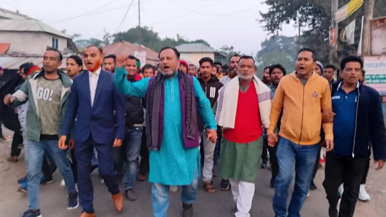 জেলা বিএনপির কমিটি ঘোষণা করায়  রূপসায় আনন্দ মিছিল ও পথসভা