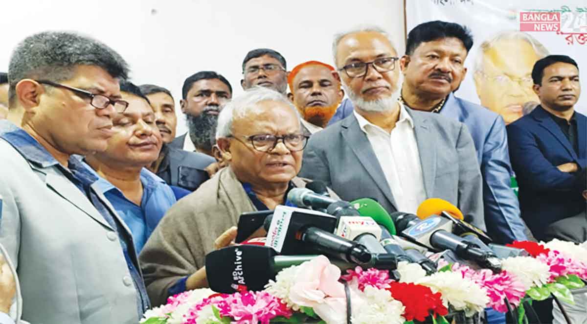 রাষ্ট্রীয় গোয়েন্দা সংস্থা রাজনৈতিক দল গঠনের চেষ্টা করছে :রিজভী