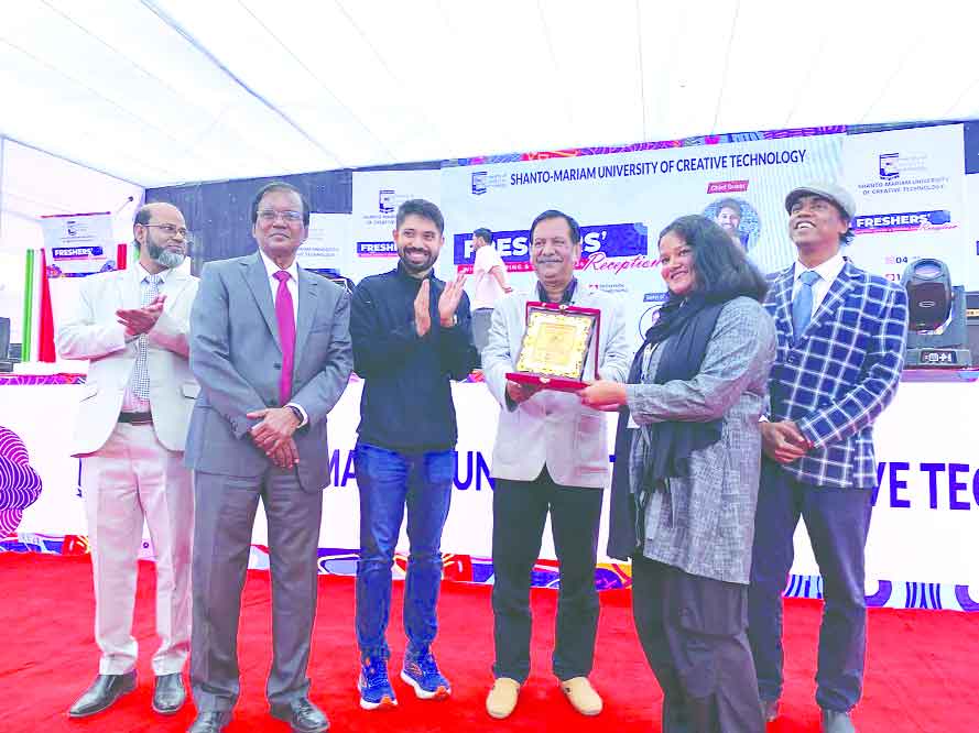 শান্ত-মারিয়াম বিশ্ববিদ্যালয়ে উইন্টার ও স্প্রিং সেমিস্টারের নবীনবরণ অনুষ্ঠিত