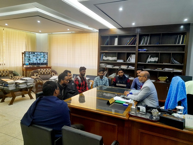 নবনিযুক্ত রেজিস্ট্রারের সাথে পবিপ্রবি সাংবাদিক সমিতির মতবিনিময় সভা