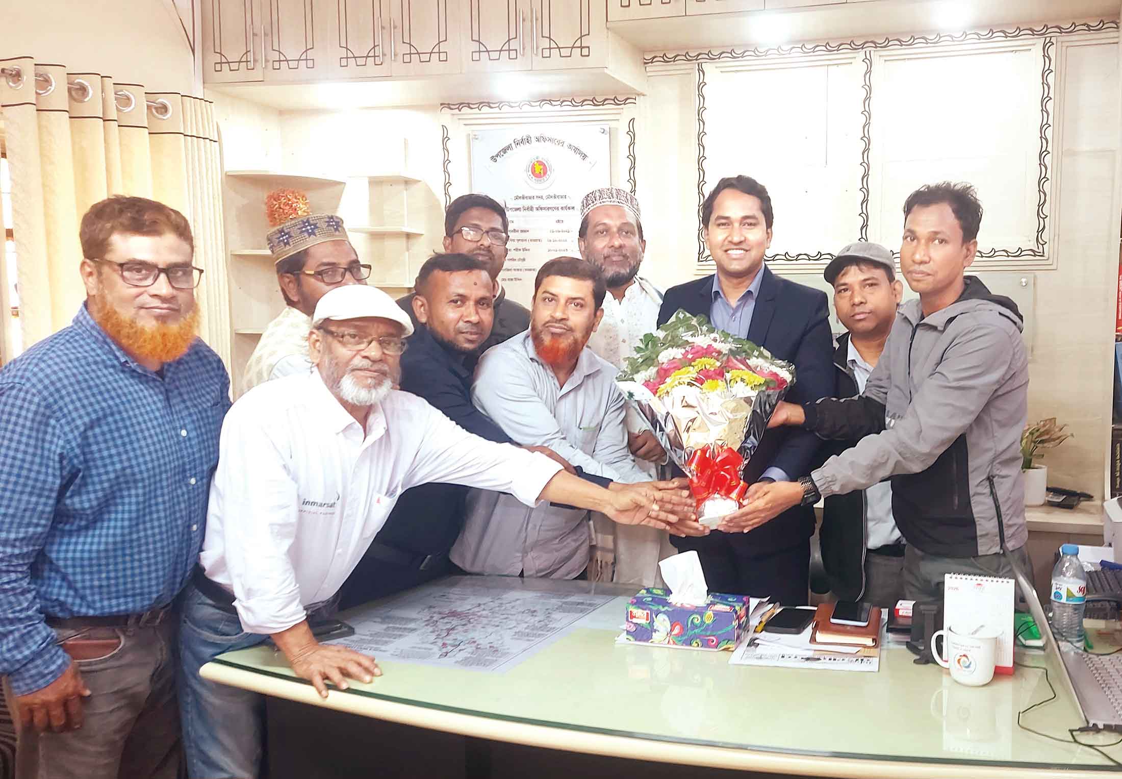 মৌলভীবাজারে ইউএনওর সঙ্গে মতবিনিময়