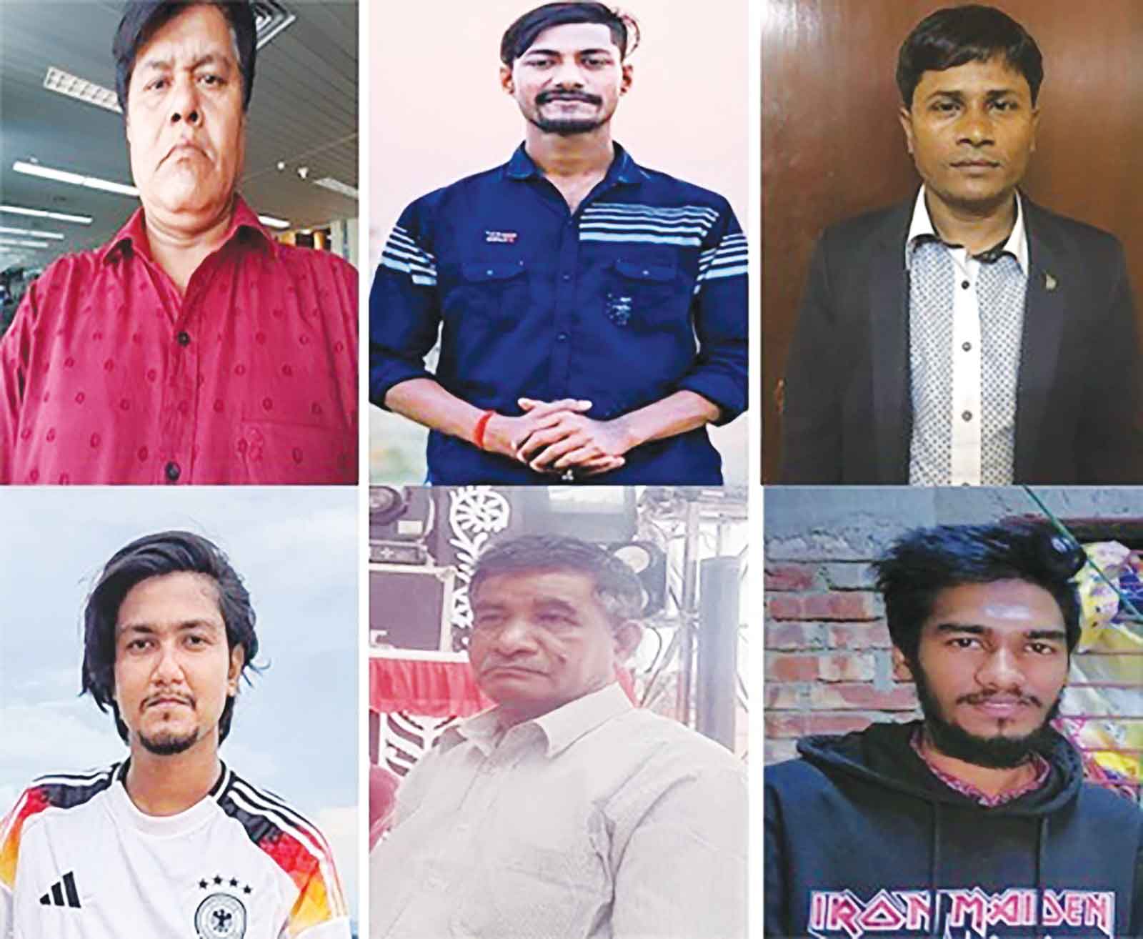 প্রদীপ নাথ হত্যা মামলার ৬ আসামি কারাগারে