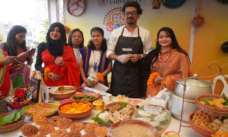 প্রেসিডেন্সি ইউনিভার্সিটিতে ‘পিঠা উৎসব-১৪৩১’ উদযাপন 