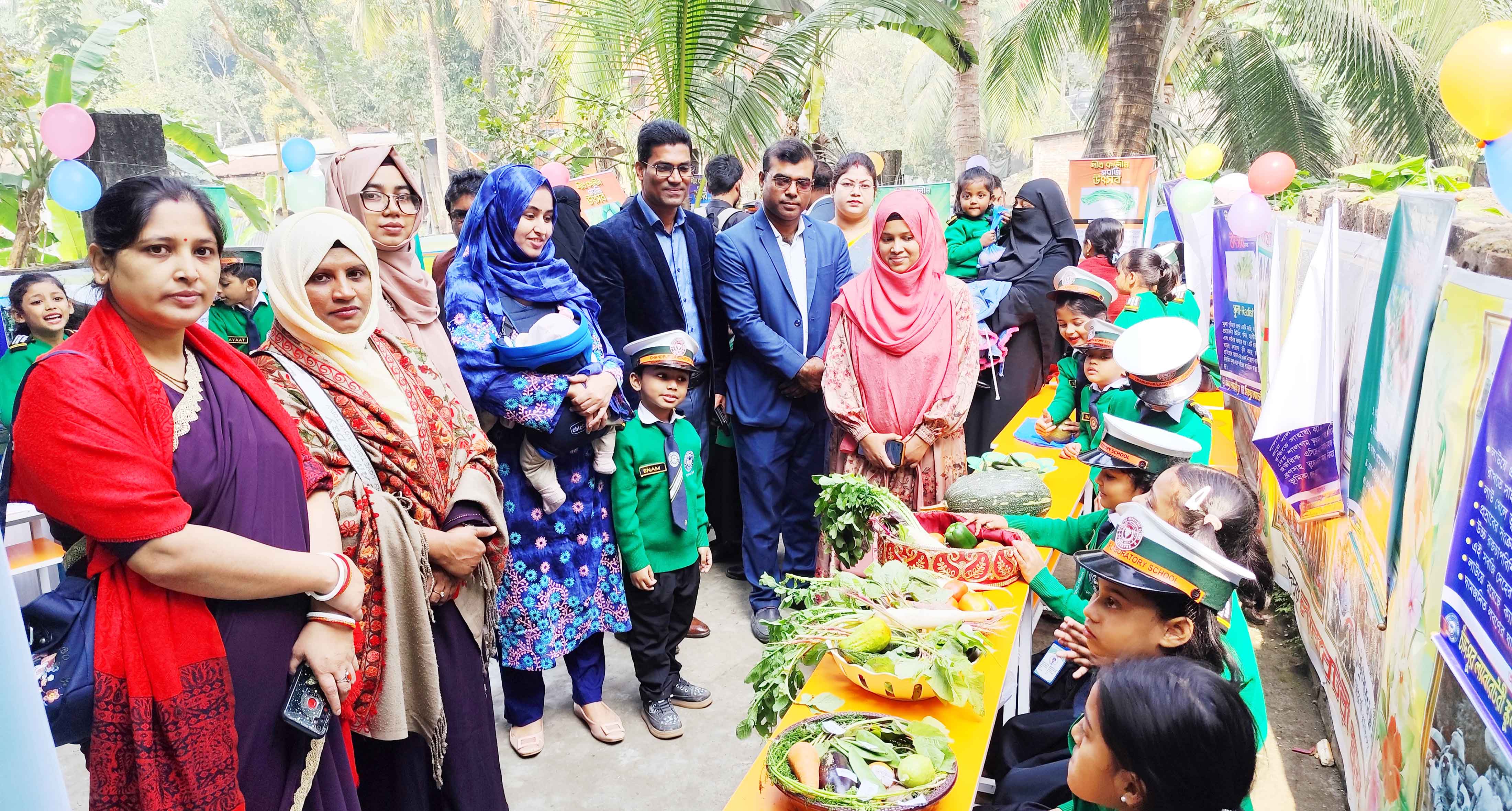চাঁদপুরে শিক্ষার্থীদের নিয়ে ব্যতিক্রমী দেশজ সবজি উৎসব