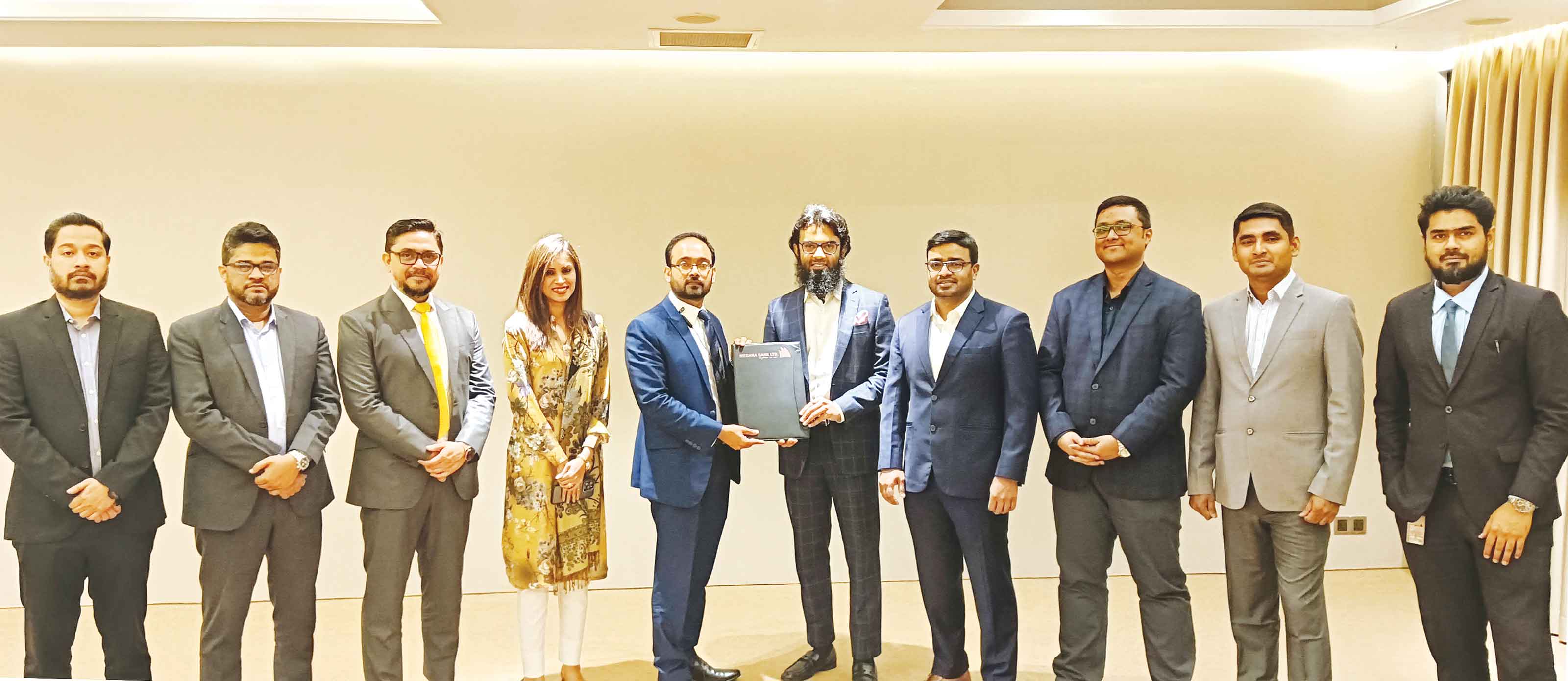 মেঘনা ব্যাংক ও থ্রেডওয়েলের মধ্যে চুক্তি