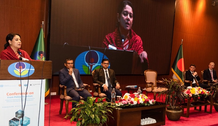 প্লাস্টিক দূষণ রোধে কার্যকর পদক্ষেপের আহ্বান উপদেষ্টার