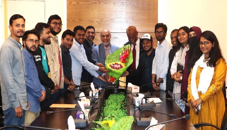 বাকৃবি উপাচার্যের সাথে সাংবাদিক সমিতির নবগঠিত কমিটির সৌজন্য সাক্ষাৎ