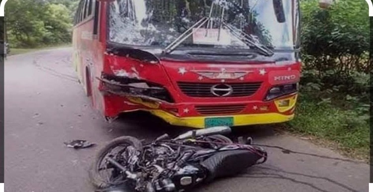চকরিয়ায় বাস চাপায় মোটরসাইকেল  আরোহী নিহত