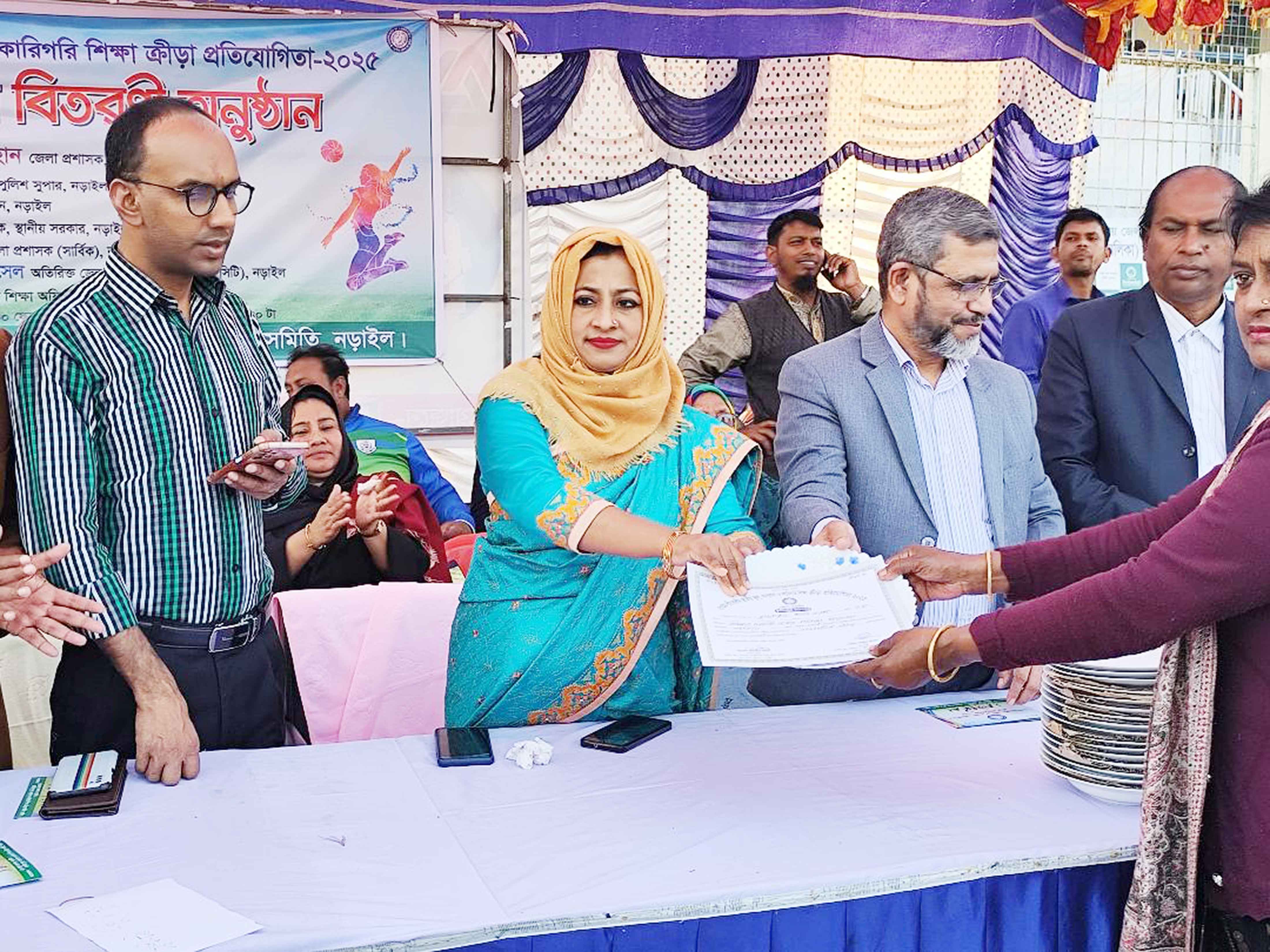 নড়াইলে শীতকালীন ক্রীড়া প্রতিযোগিতা অনুষ্ঠিত