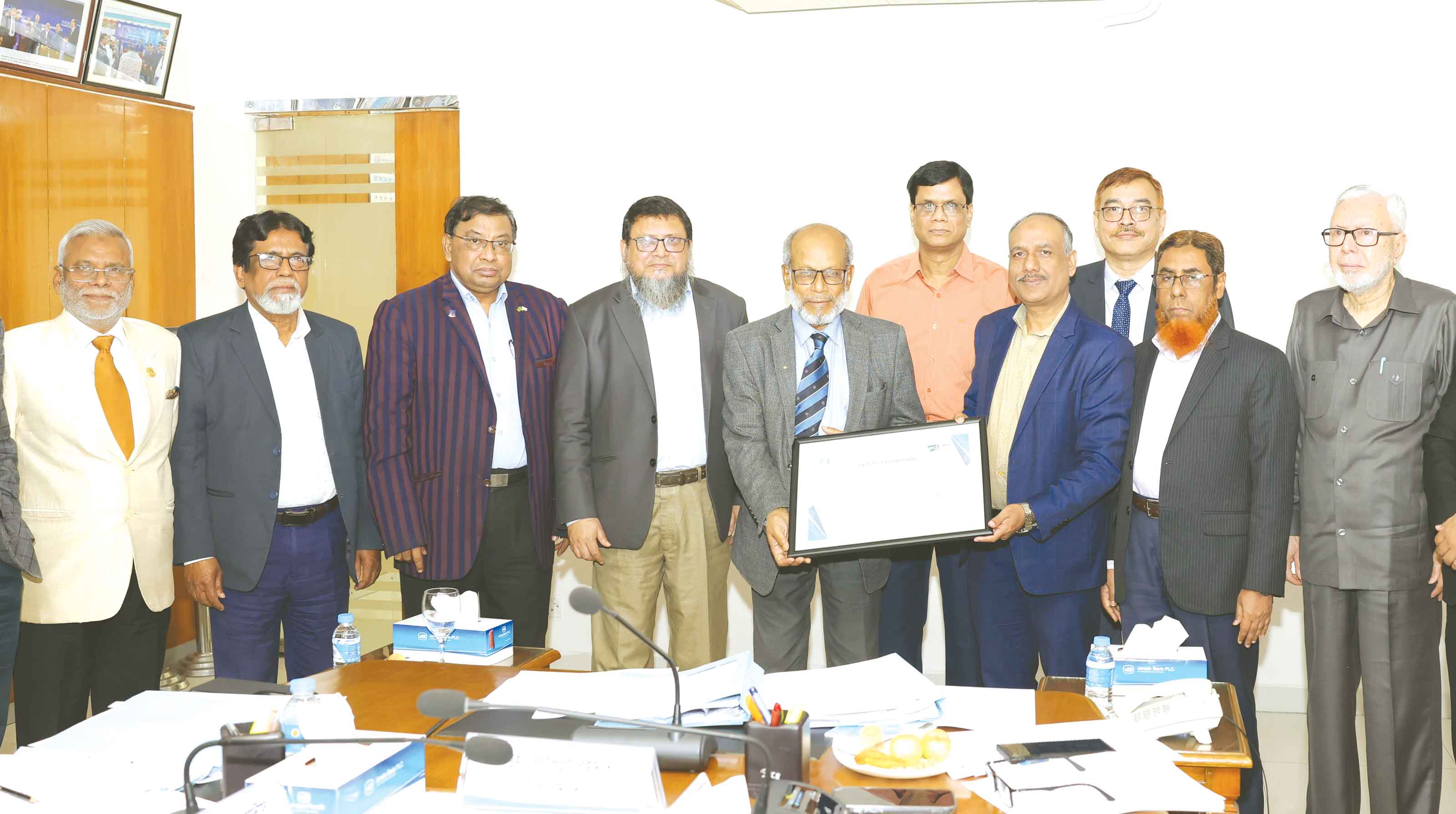 জনতা ব্যাংকের পিসিআই-ডিএসএস কমপস্নায়েন্স সার্টিফিকেট অর্জন