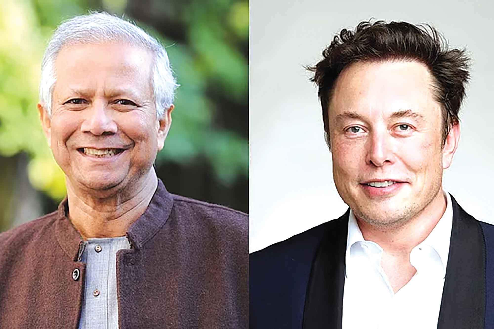 ইলন মাস্ককে চিঠি লিখলেন ড. ইউনূস সফরের আমন্ত্রণ