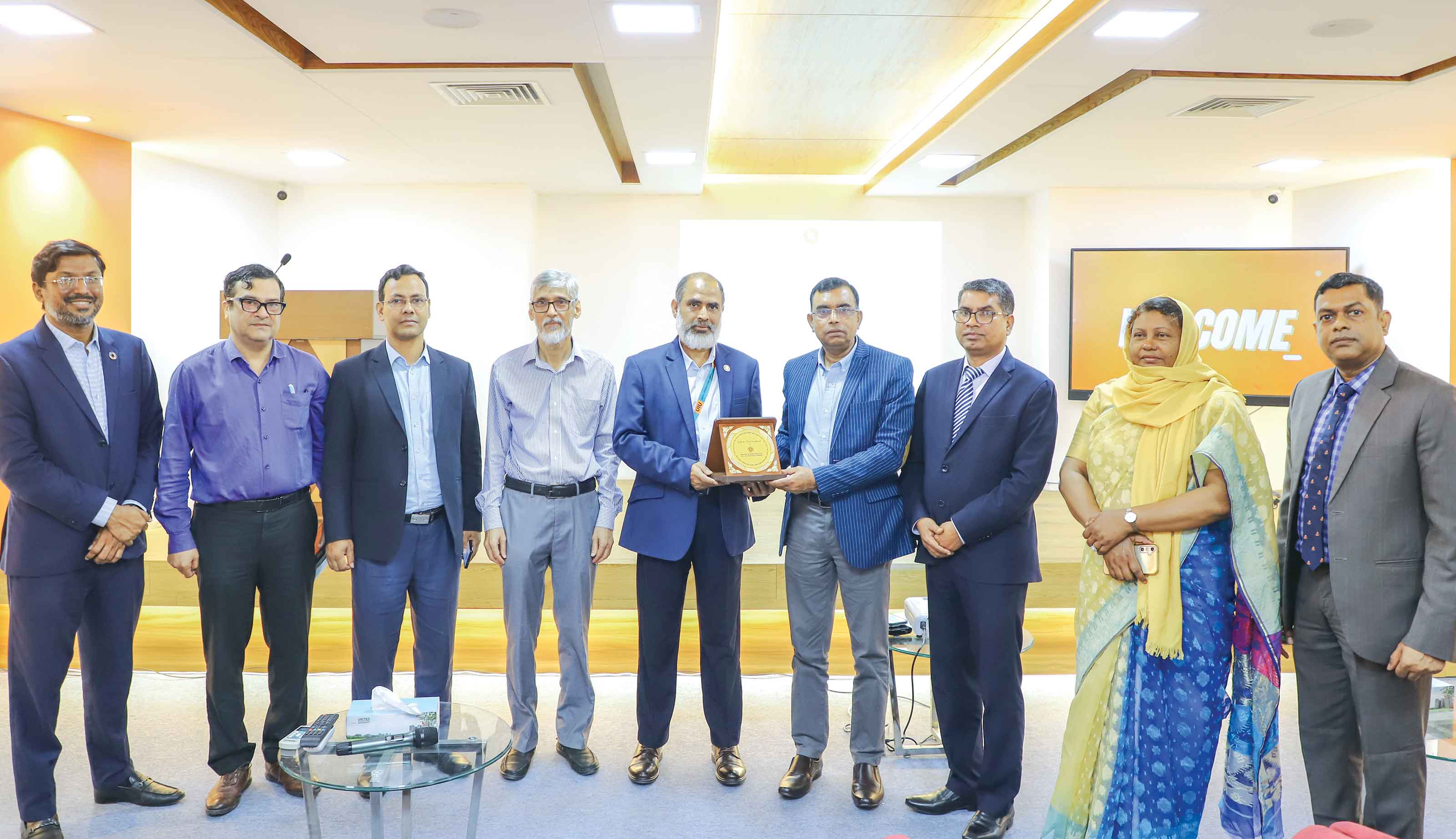 পানি সম্পদ মন্ত্রণালয় প্রতিনিধি দলের ইউআইইউ পরিদর্শন