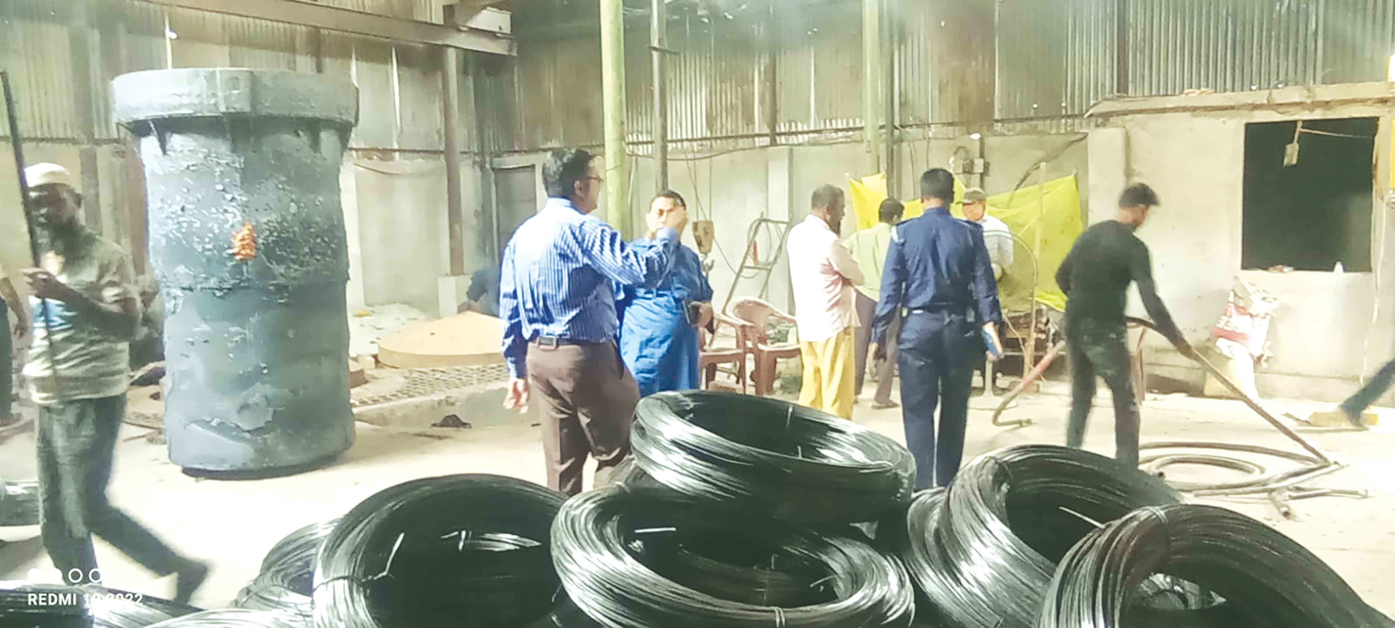 তিতাসের অবৈধ গ্যাস সংযোগ উচ্ছেদ অভিযান