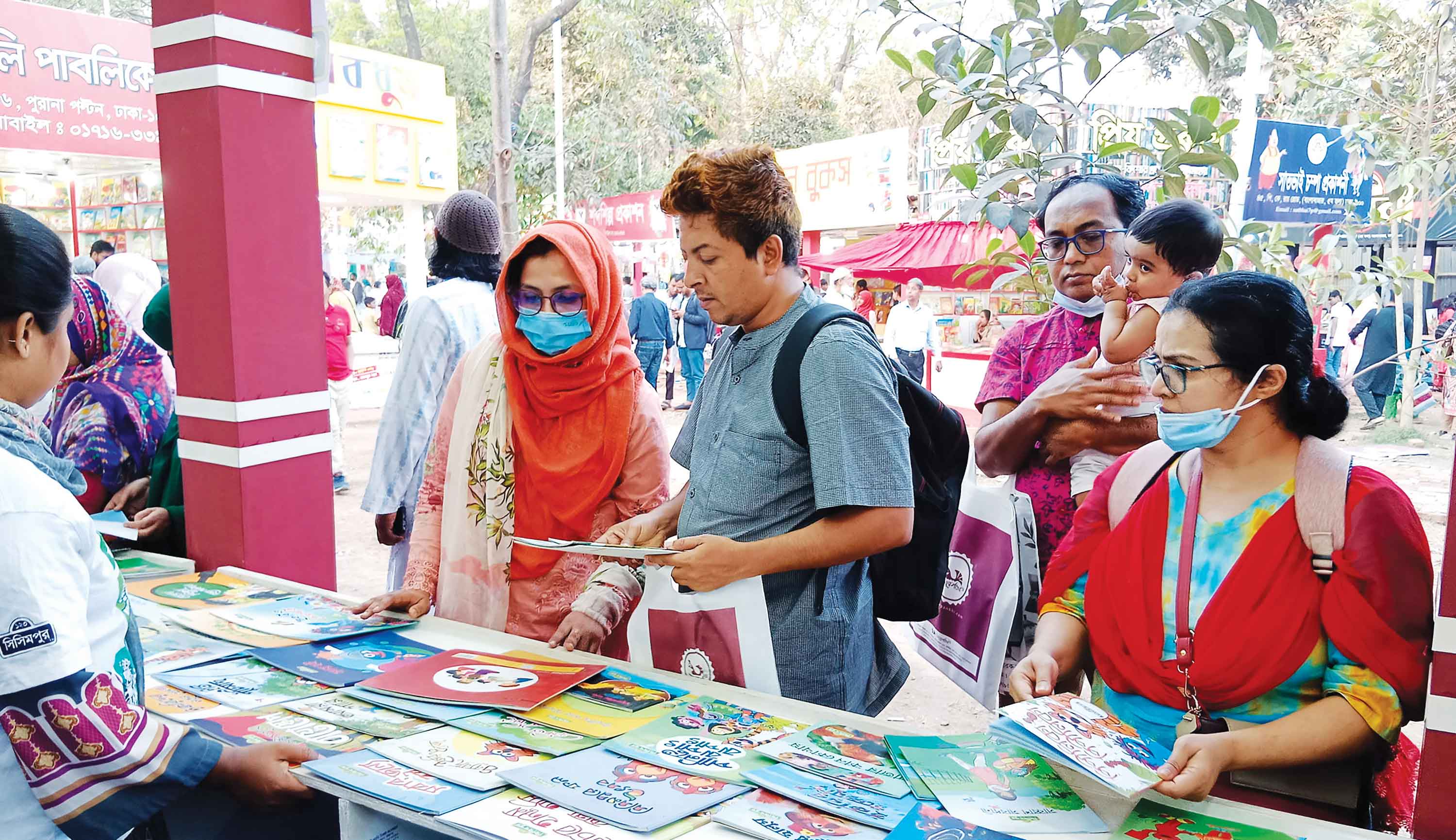 বইমেলার পর্দা নামছে কাল