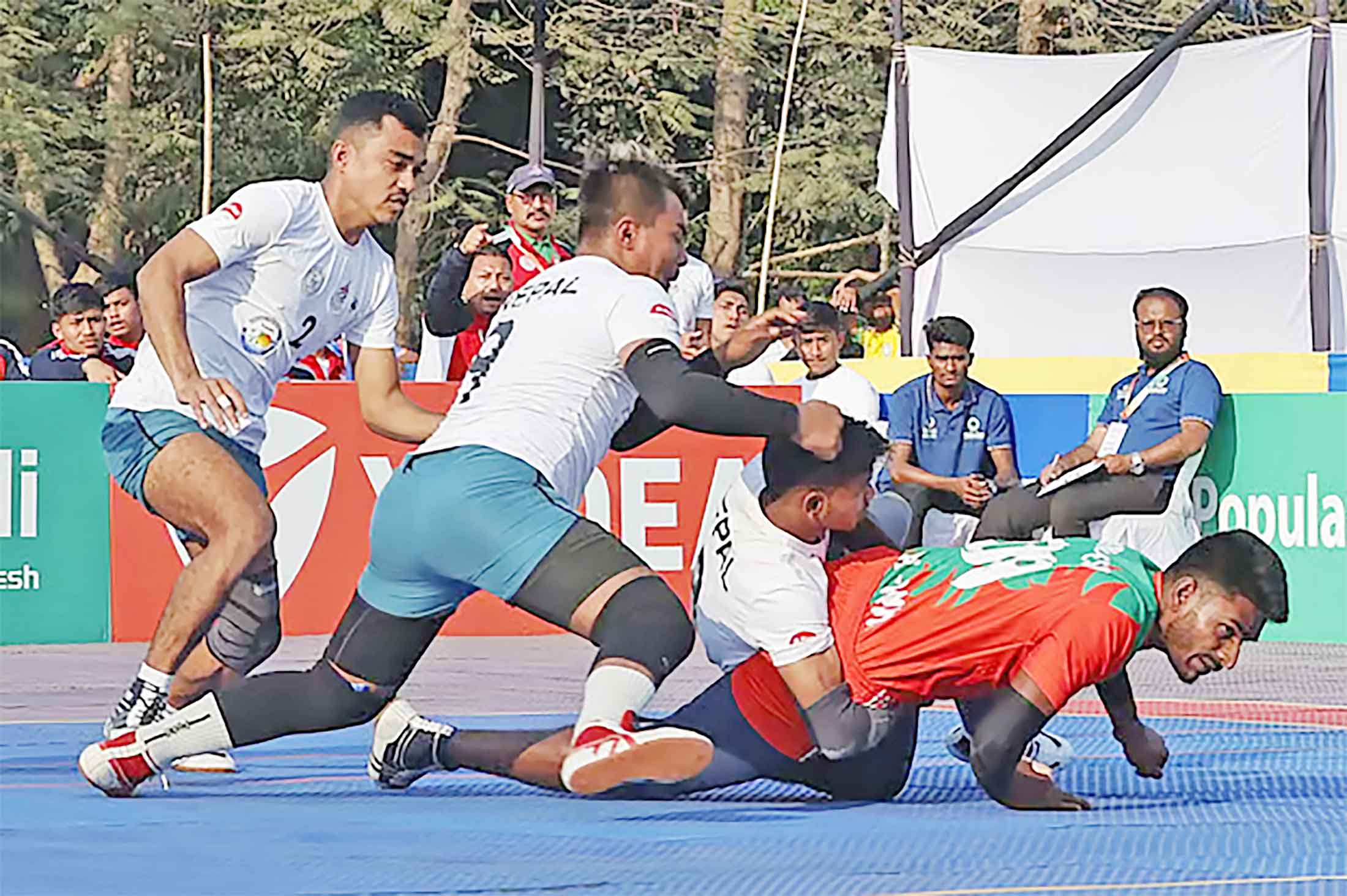কাবাডিতে নেপালকে হারিয়ে সিরিজ জিতল বাংলাদেশ