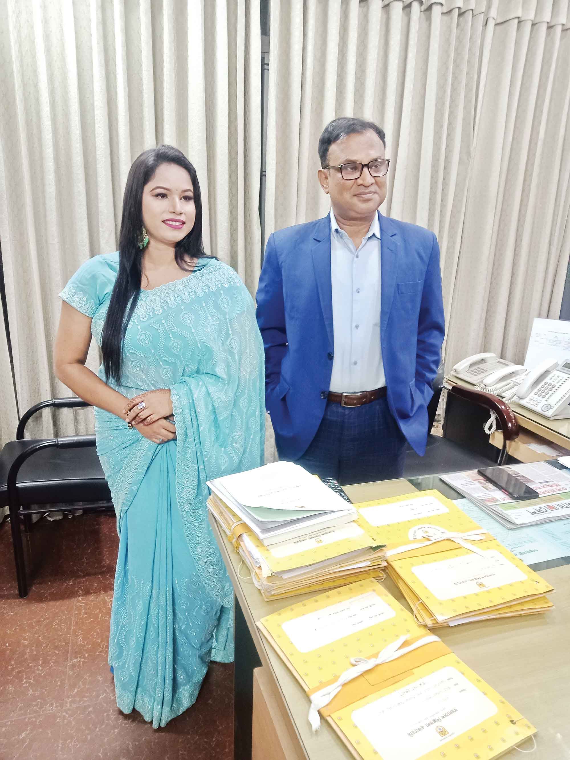 শিল্পকলা সচিবের সঙ্গে সৌজন্য সাক্ষাৎ