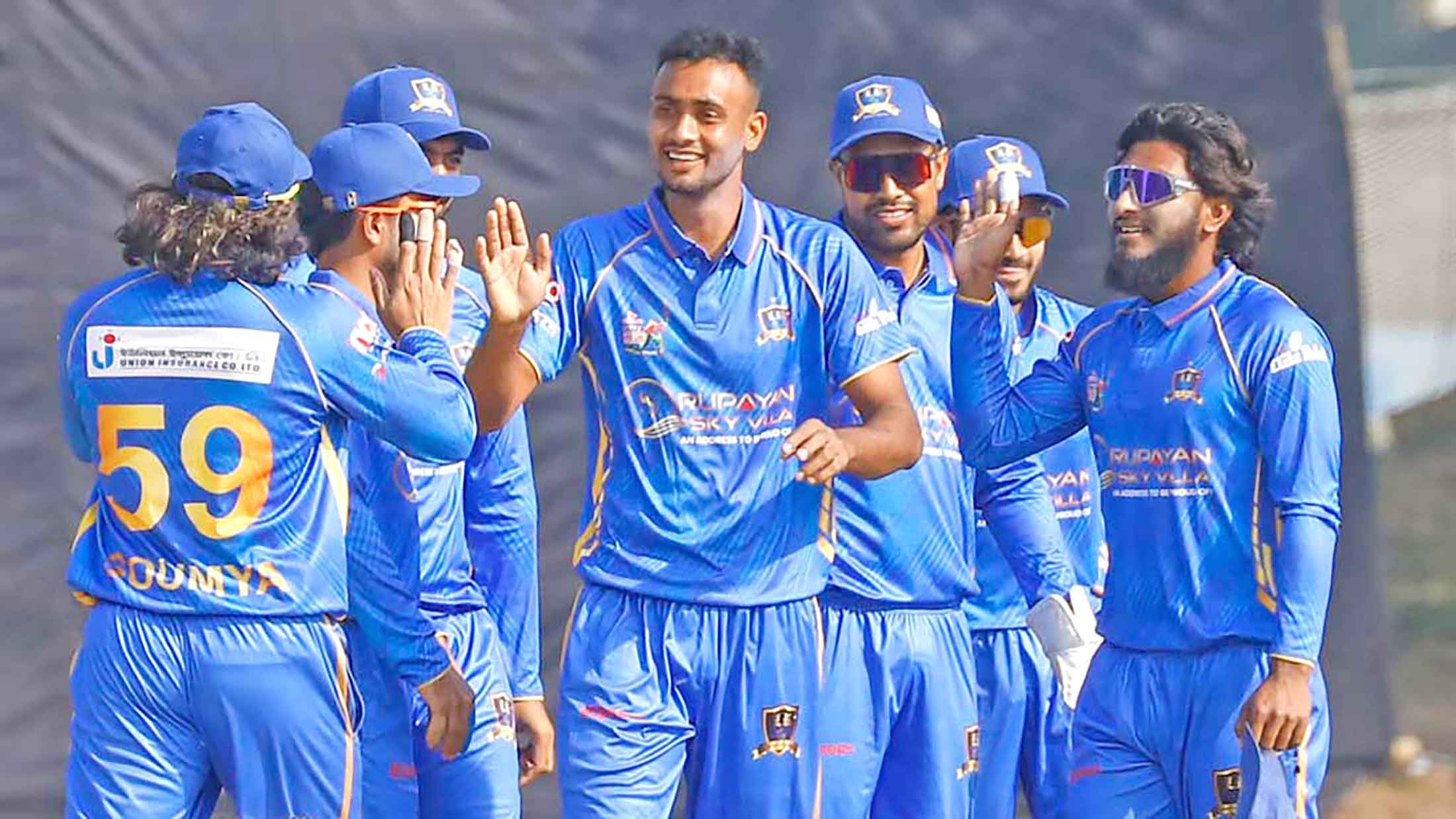 শরিফুলের আগুনে বোলিংয়ে রূপগঞ্জের বড় জয়