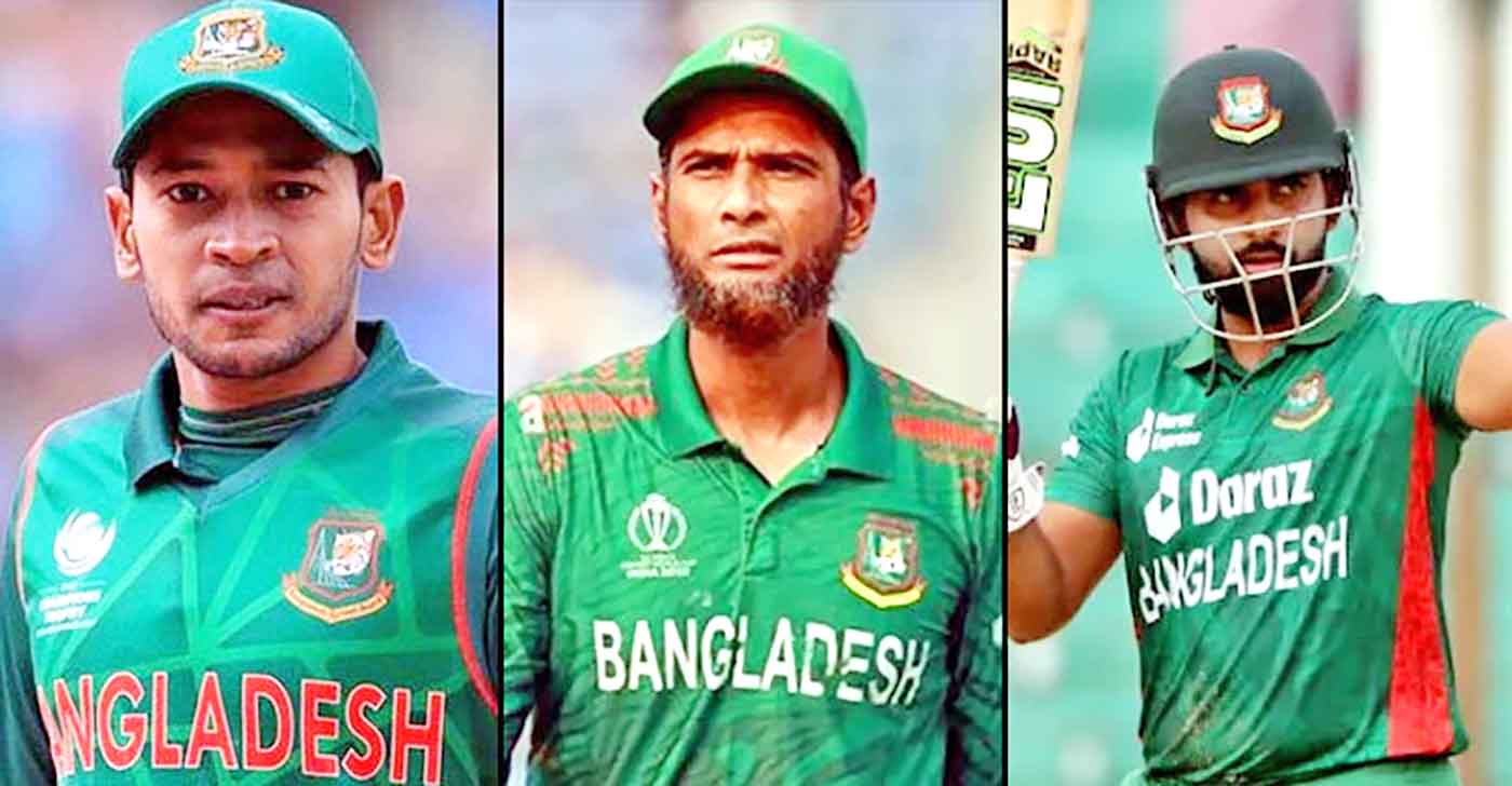 বিসিবির কেন্দ্রীয় চুক্তিতে মুশফিক মাহমুদউলস্নাহ, নেই শামীম!