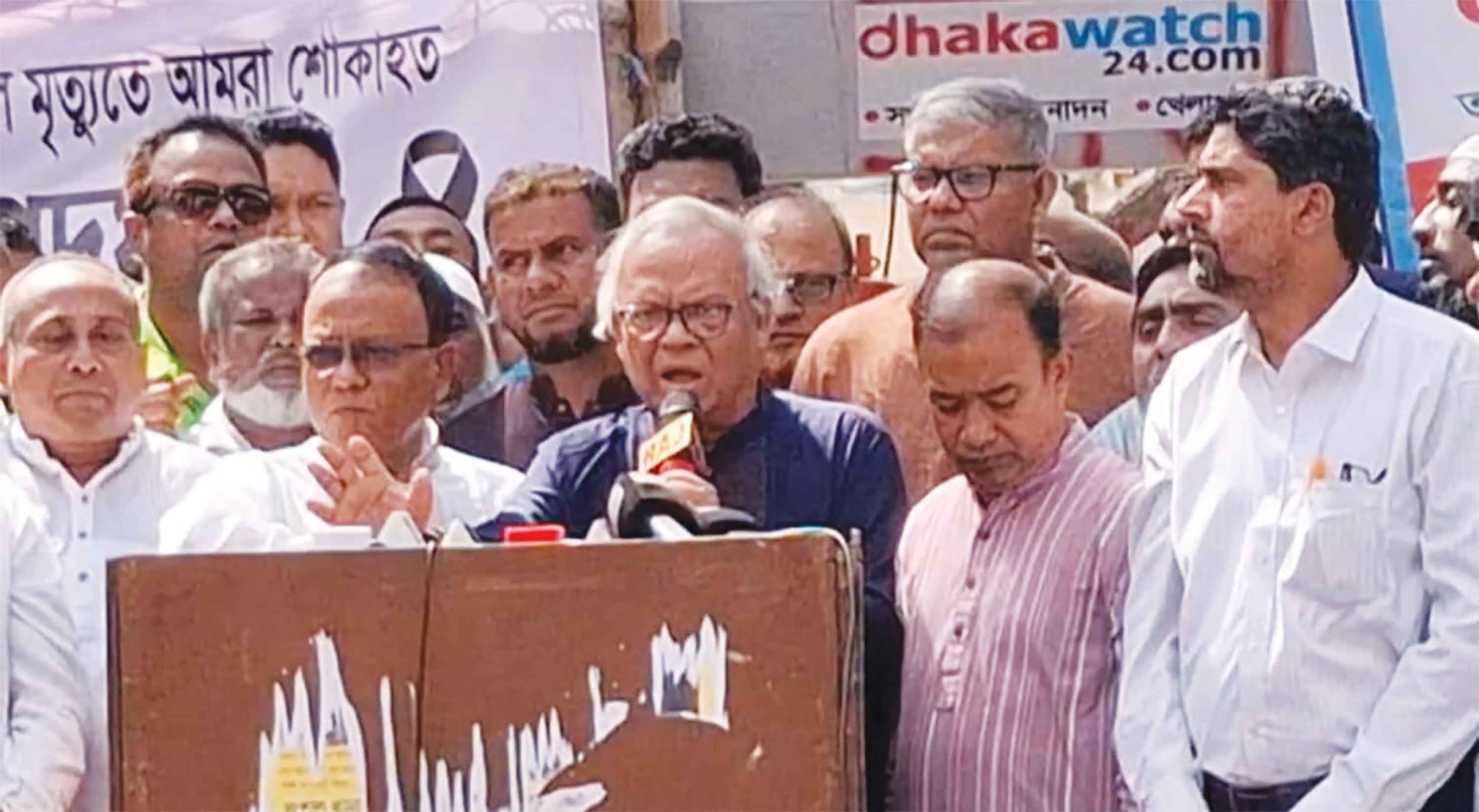 শিক্ষকদের অভুক্ত রেখে নতুন বাংলাদেশ সম্ভব নয় :রিজভী
