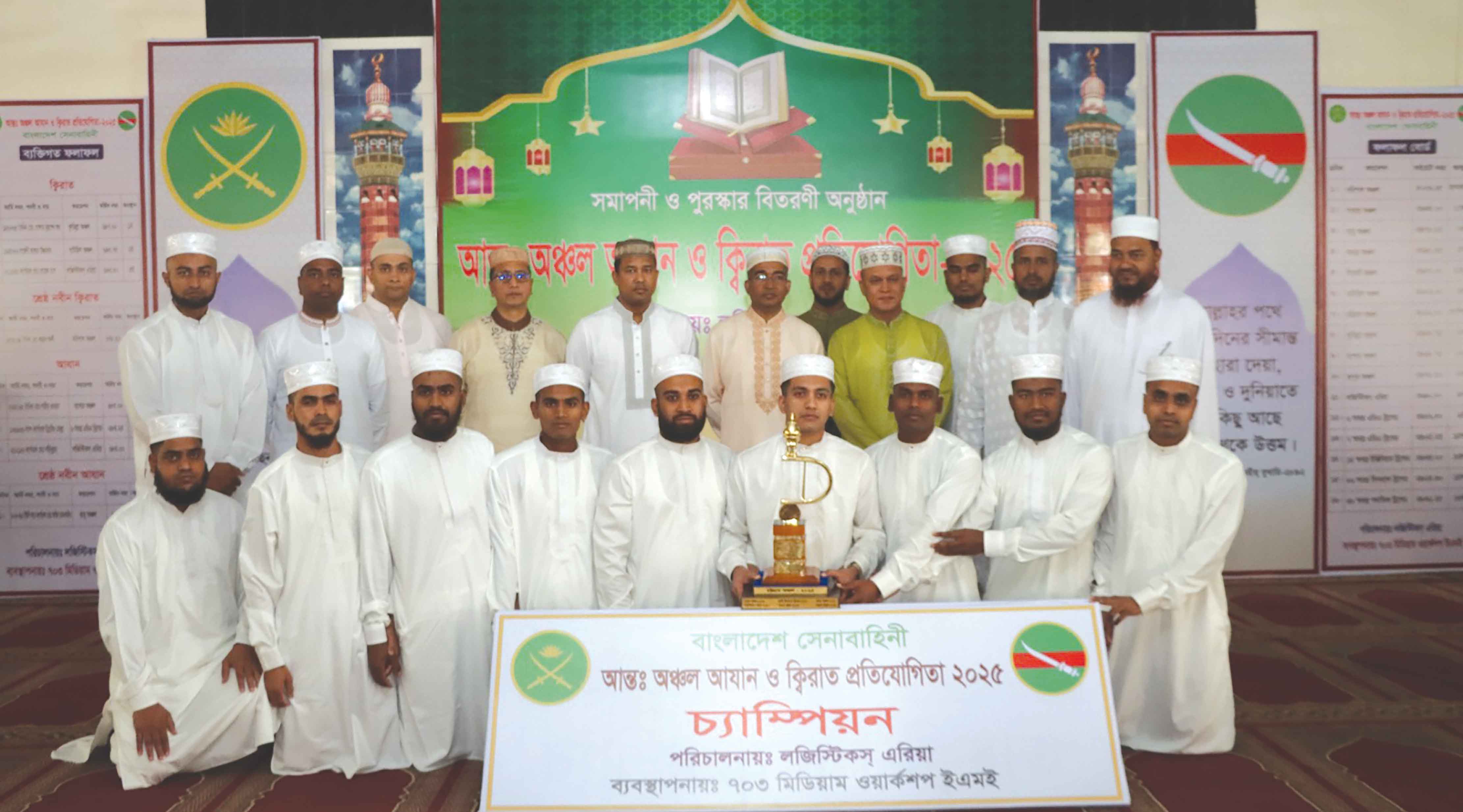 আন্তঃঅঞ্চল আজান ও ক্বিরাত প্রতিযোগিতা অনুষ্ঠিত